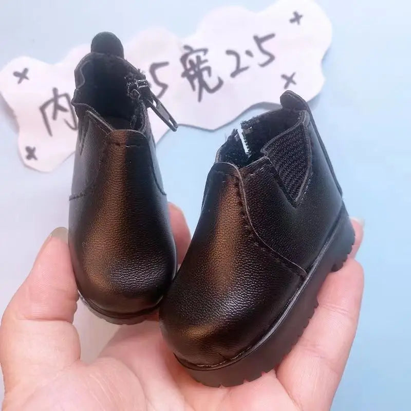 45CMBJD Doll Snow Boots Work Dress Boots Long Boots 1/4BJD Boots Sports Shoes Leather Handmade Doll Accessories Doll