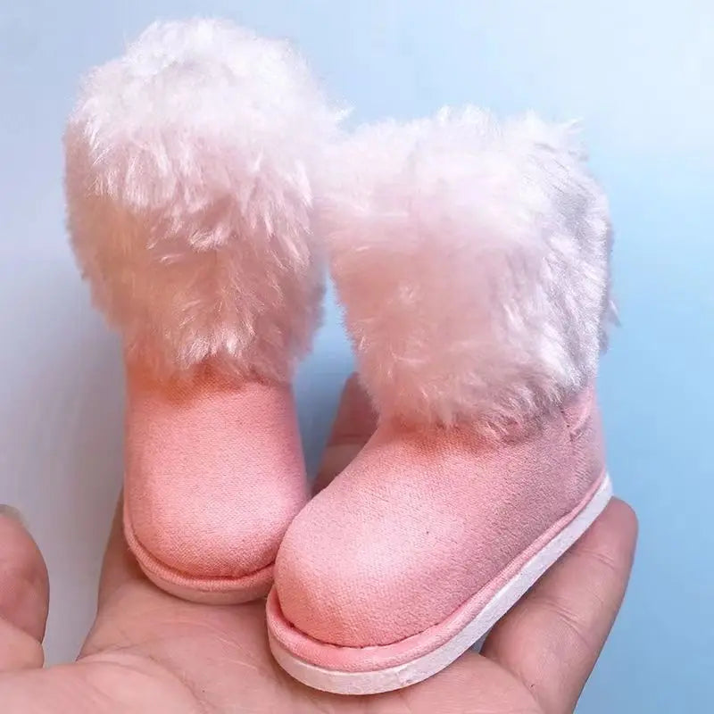 45CMBJD Doll Snow Boots Work Dress Boots Long Boots 1/4BJD Boots Sports Shoes Leather Handmade Doll Accessories Doll